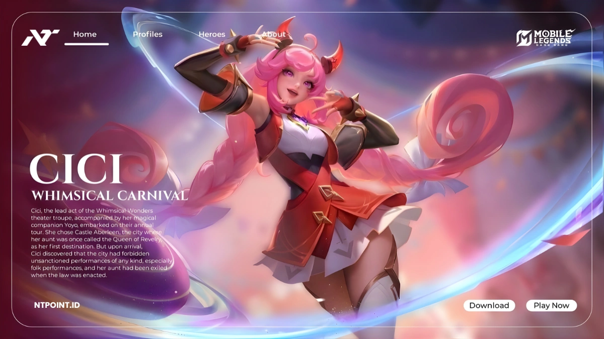 Guide Cici Mobile Legends 2025 Dari NTPOINT: Role, Skill, Build Item, Battle Spell, Emblem, Dan Counter Terbaru