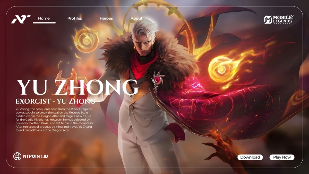 Guide Yu Zhong ML Terbaru 2025 Dari NTPOINT: Role, Skill, Item, Battle Spell, Emblem, Dan Counter Lengkap.