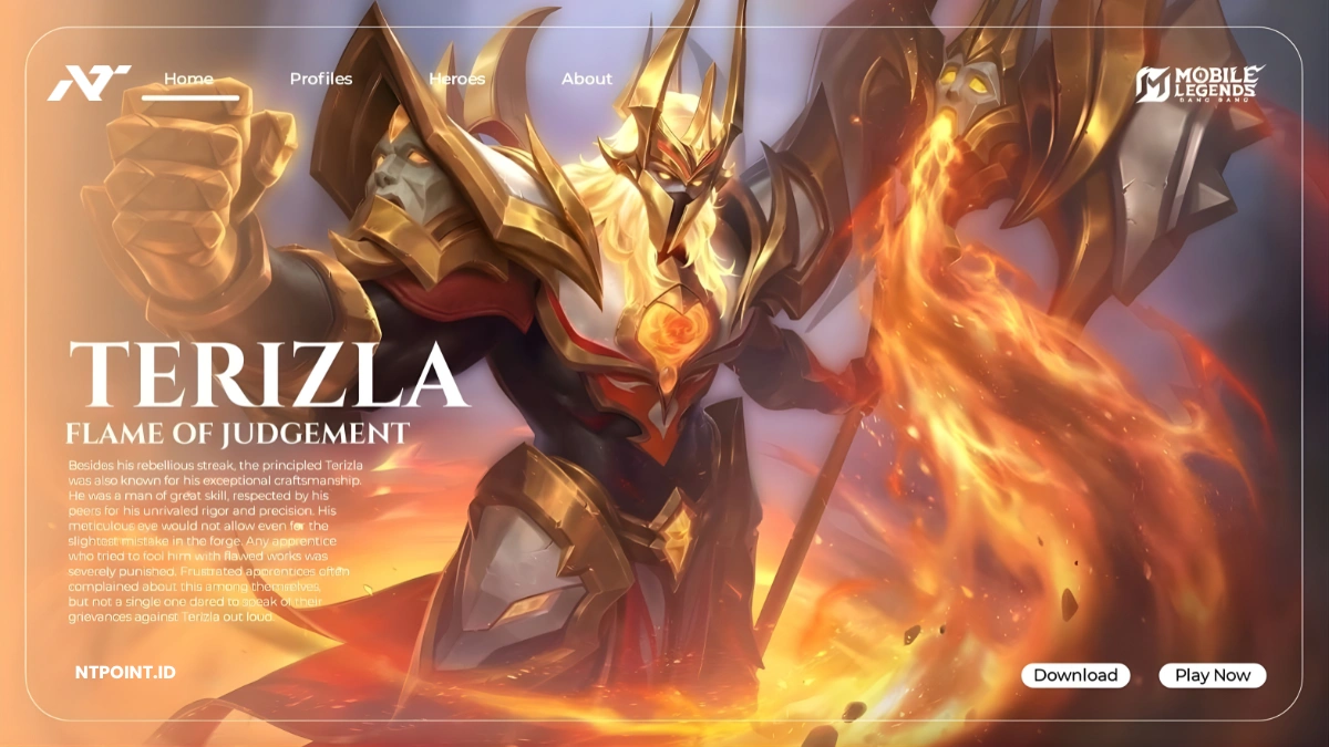 Guide Terizla ML 2025 Dari NTPOINT: Role, Skill, Combo, Build Item, Emblem, Spell, Dan Counter Terbaru