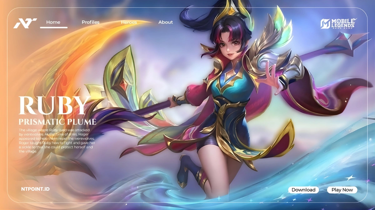 Guide Ruby Mobile Legends 2025 Dari NTPOINT: Role, Skill, Build Item, Battle Spell, Emblem, dan Counter Terbaru