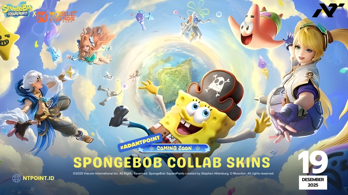 MLBB x SpongeBob SquarePants Hadir! Info & Guide Kolaborasi Terbaru Dari NTPOINT