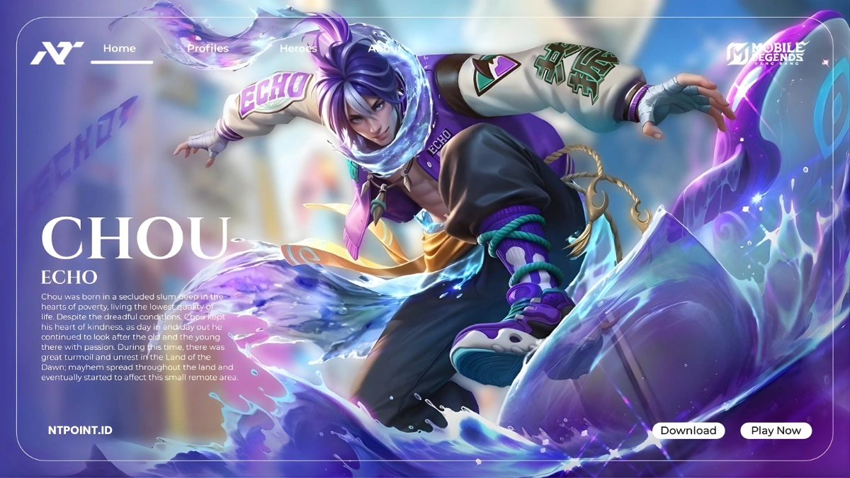 Guide Chou ML Versi NTPOINT: Role, Skill, Item, Battle Spell, Emblem, dan Counter Terbaru 2025