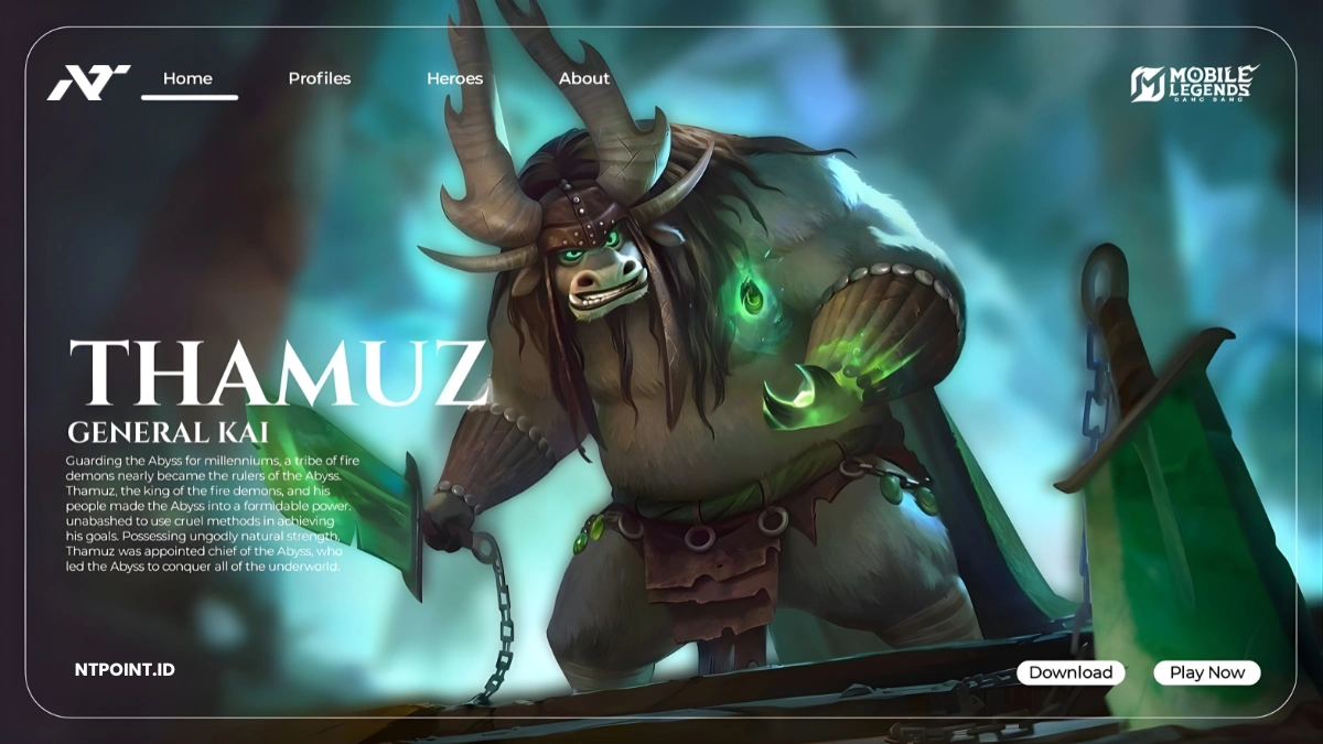 Guide Thamuz ML 2025 Dari NTPOINT: Role, Skill, Item, Battle Spell, Emblem, Dan Counter Terbaru
